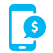 mobile banking blue